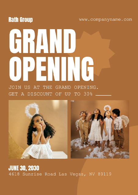 Grand-Opening-Unforgettable-Brown-Boutique-Invitation-Card